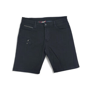 Rockstar Original Men's Black Utility Cargo Shorts Size 30 Zip Pocket Streetwear